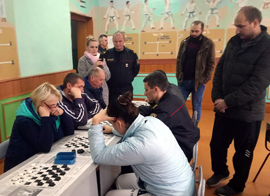 Соревнования по гиревому и шашечному спорту состоялись в Глуске 20 октября